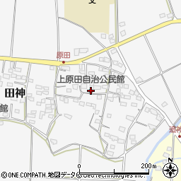上原田自治公民館周辺の地図