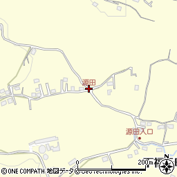 源田周辺の地図