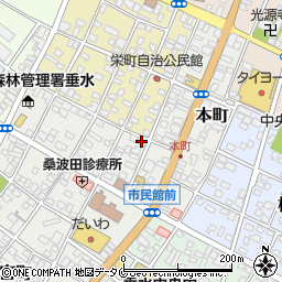 上原豆腐店周辺の地図