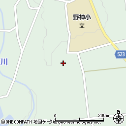 鹿児島県志布志市有明町野神3161周辺の地図