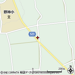 鹿児島県志布志市有明町野神3095周辺の地図