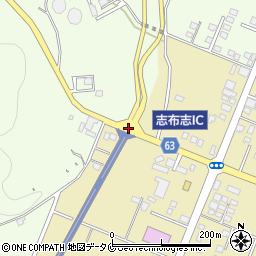 志布志ＩＣ周辺の地図