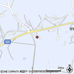 鹿児島県志布志市有明町野井倉1656-2周辺の地図