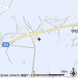 鹿児島県志布志市有明町野井倉1656-3周辺の地図