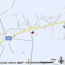 鹿児島県志布志市有明町野井倉1656-4周辺の地図