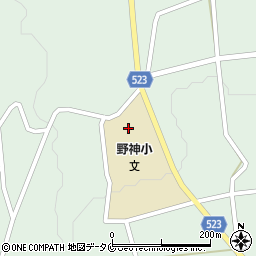 鹿児島県志布志市有明町野神3130周辺の地図