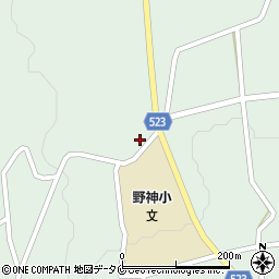 鹿児島県志布志市有明町野神1012周辺の地図