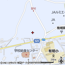 鹿児島県志布志市有明町野井倉1413-2周辺の地図