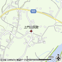 上門公民館周辺の地図