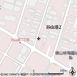 富山薬品工業株式会社　谷山港基地周辺の地図