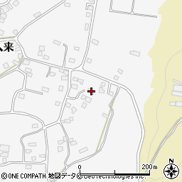鹿児島県日置市吹上町入来794周辺の地図