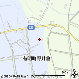 鹿児島県志布志市有明町野井倉954-4周辺の地図
