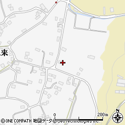 鹿児島県日置市吹上町入来542周辺の地図