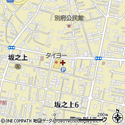 南日本新聞販売所　坂之上中央営業所周辺の地図