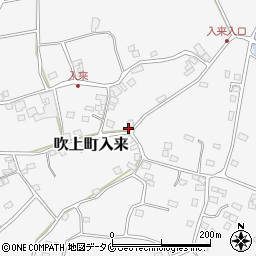 鹿児島県日置市吹上町入来608周辺の地図