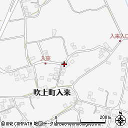 鹿児島県日置市吹上町入来622周辺の地図