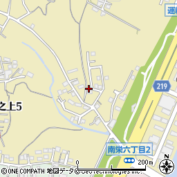 鹿児島県鹿児島市坂之上1丁目56-6周辺の地図