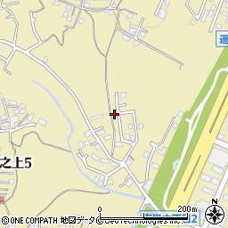 鹿児島県鹿児島市坂之上1丁目56-11周辺の地図