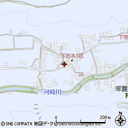 大隅市木簡易郵便局周辺の地図