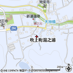 鹿児島県日置市吹上町湯之浦1129周辺の地図