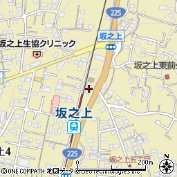 タイヤセブン　坂之上店周辺の地図