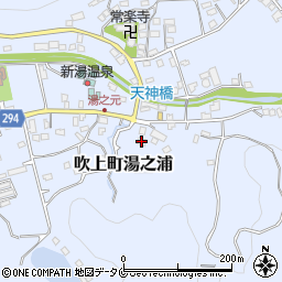 鹿児島県日置市吹上町湯之浦1119周辺の地図