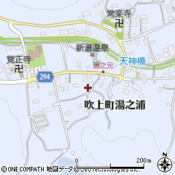 鹿児島県日置市吹上町湯之浦1113周辺の地図