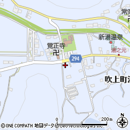 鹿児島県日置市吹上町湯之浦1164-3周辺の地図