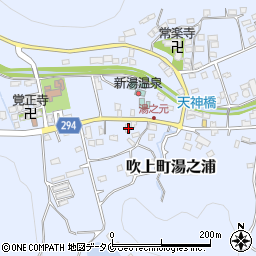 鹿児島県日置市吹上町湯之浦1188周辺の地図