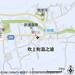 鹿児島県日置市吹上町湯之浦1124周辺の地図