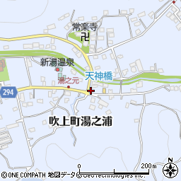 鹿児島県日置市吹上町湯之浦1114周辺の地図