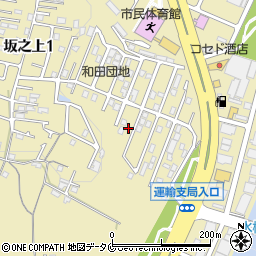 鹿児島県鹿児島市坂之上1丁目34周辺の地図