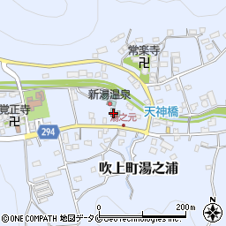 鹿児島県日置市吹上町湯之浦1194周辺の地図