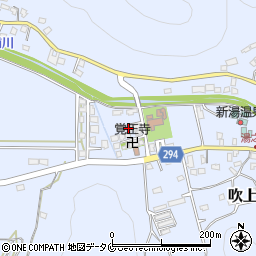 鹿児島県日置市吹上町湯之浦1217-4周辺の地図