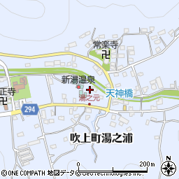 鹿児島県日置市吹上町湯之浦1192周辺の地図