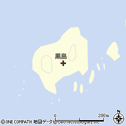 黒島周辺の地図