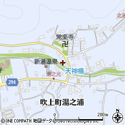 鹿児島県日置市吹上町湯之浦2499周辺の地図