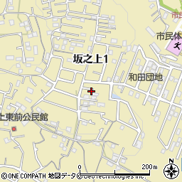 鹿児島県鹿児島市坂之上1丁目39-28周辺の地図