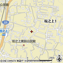 鹿児島県鹿児島市坂之上1丁目43-24周辺の地図