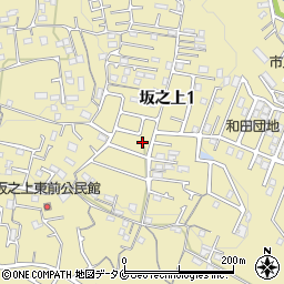 鹿児島県鹿児島市坂之上1丁目16-13周辺の地図