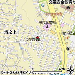 鹿児島県鹿児島市坂之上1丁目25-10周辺の地図