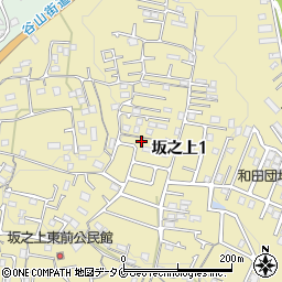 鹿児島県鹿児島市坂之上1丁目14-76周辺の地図