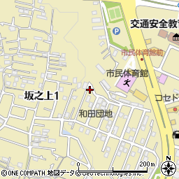 鹿児島県鹿児島市坂之上1丁目24-12周辺の地図