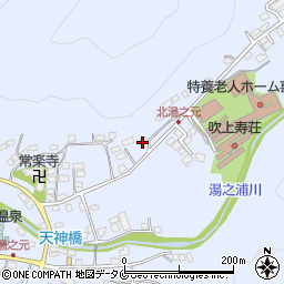 鹿児島県日置市吹上町湯之浦2712周辺の地図