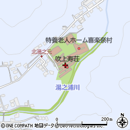 鹿児島県日置市吹上町湯之浦2765-1周辺の地図