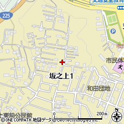 鹿児島県鹿児島市坂之上1丁目14-57周辺の地図