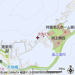 鹿児島県日置市吹上町湯之浦2710周辺の地図