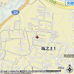 鹿児島県鹿児島市坂之上1丁目14-24周辺の地図