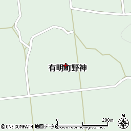 鹿児島県志布志市有明町野神2830周辺の地図