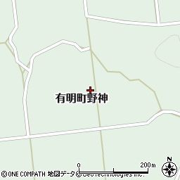鹿児島県志布志市有明町野神2836周辺の地図